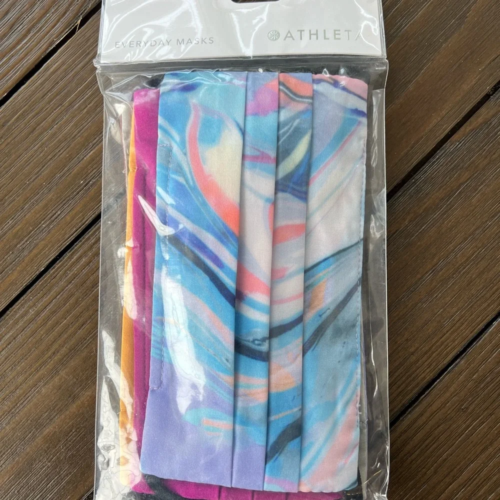 Athleta masks- never worn, never opened! 5 pack - Picture 2 of 3